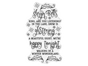 Sleigh Bells Ringing Clear Acrylic Stamp