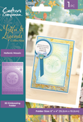 Myths & Legends 4” x 6” 3D Embossing Folder - Hellenic Mosaic