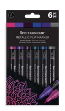 Spectrum Noir Metallic Flip Markers Cosmic Wander & Natural World with FREEE Black Paper Pad