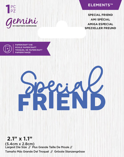 Mini Die Set - Special Friend