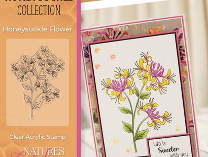 Honeysuckle Collection Clear Acrylic Stamp - Honeysuckle Flower