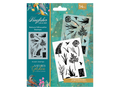 Nature's Garden - Kingfisher Collection - Clear Acrylic Stamps - Nature Silhouette Stamps