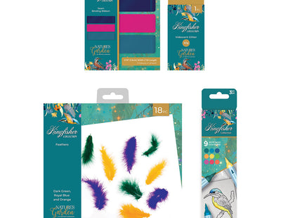 Nature's Garden Kingfisher Embellishment Collection