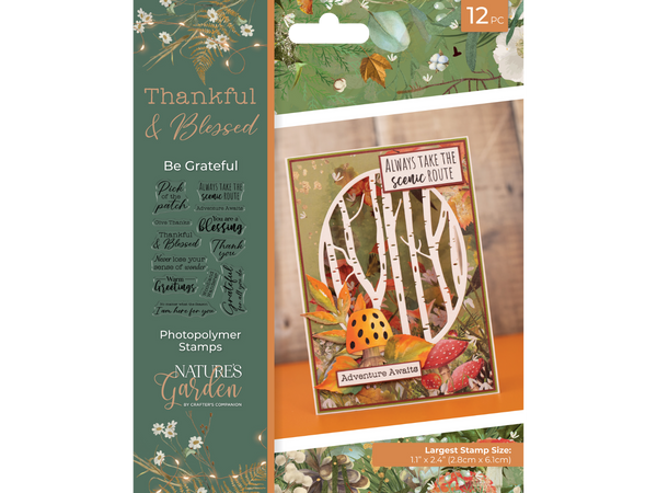 Nature's Garden - Thankful & Blessed Folder & Stamp Collection