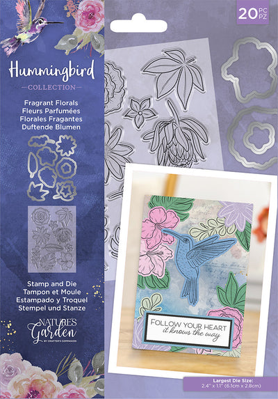 Nature's Garden Hummingbird Stamp and Die – Fragrant Florals