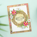Nature's Garden Wildflower Create A Card Die - Wildflower Wreath