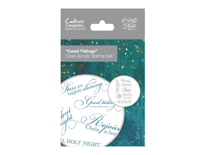 O' Holy Night Clear Acrylic Stamp - Good Tidings