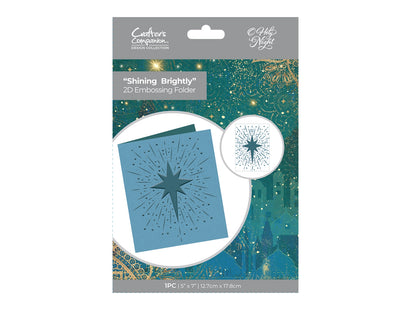 O' Holy Night Embossing Folder - Shining Brightly