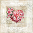 Crafters Companion 6” x 6” Paper Pad - From the Heart