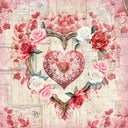 Crafters Companion 6” x 6” Paper Pad - From the Heart