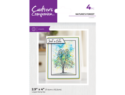 Crafter's Companion Clear Acrylic Stamp - Nature's Forest