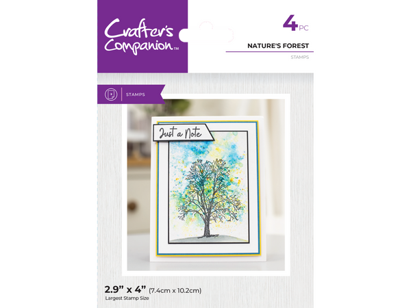 Crafter's Companion Clear Acrylic Stamp - Nature's Forest