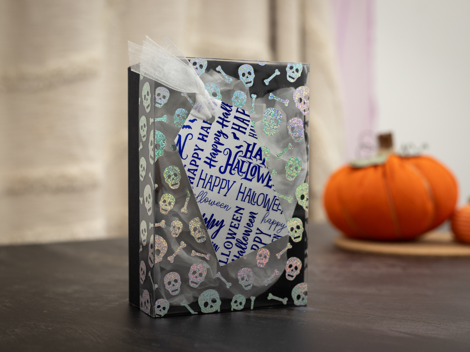 Crafters Companion  8” x 8” Luxury Foiled Acetate Pack - Trick or Treat