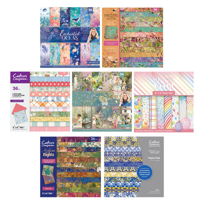Crafter's Companion Essential 6 Paper Pad Collection