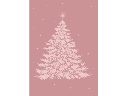 5" x 7" O' Christmas Tree 2D Embossing Folder