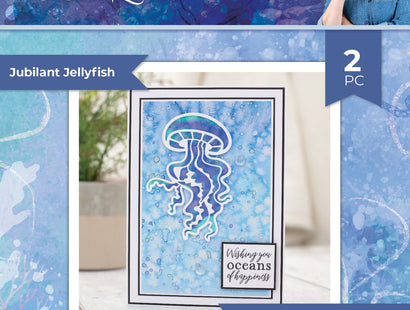 Sara Signature - Enchanted Ocean - Metal Die - Jubilant Jellyfish