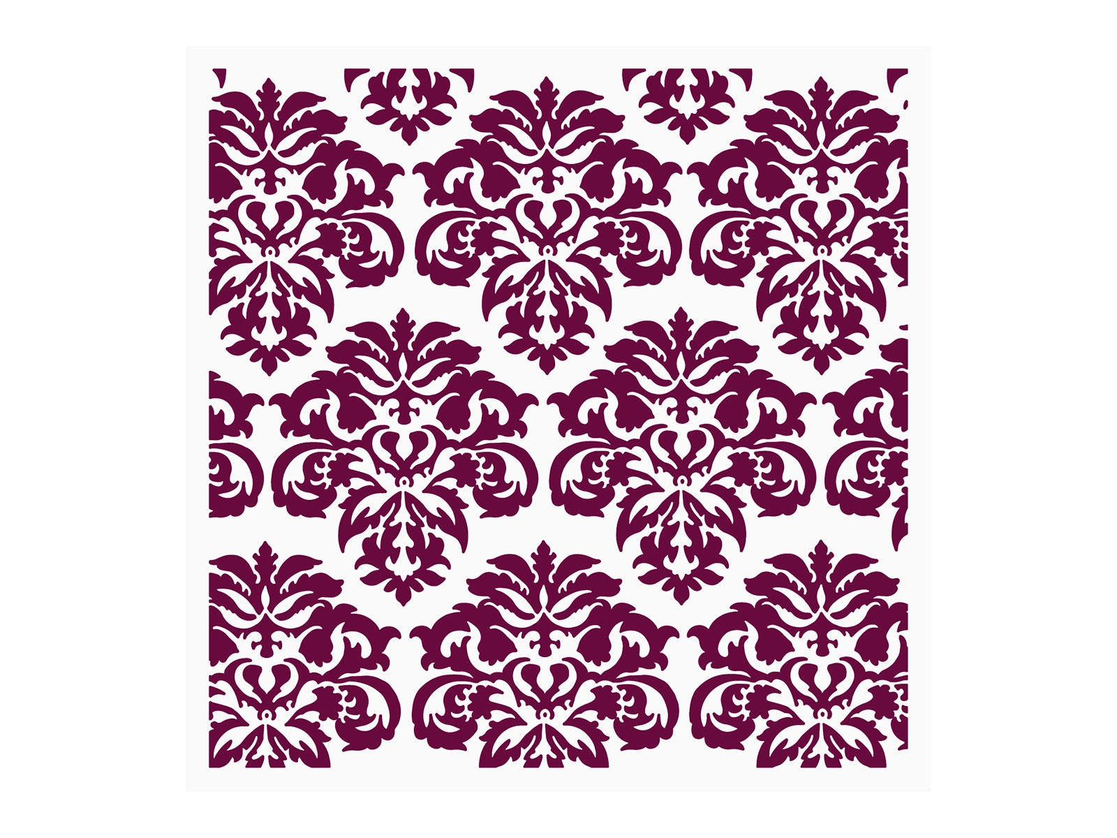 Sheena Douglass Crystal Visions 2D Embossing Folder 5.5” x 5.5” - Elegant Damask