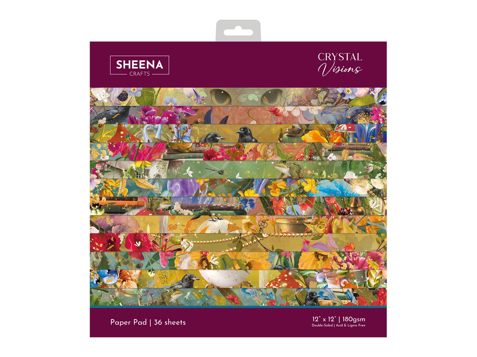 Sheena Douglass Crystal Visions 12” x 12” Paper Pad