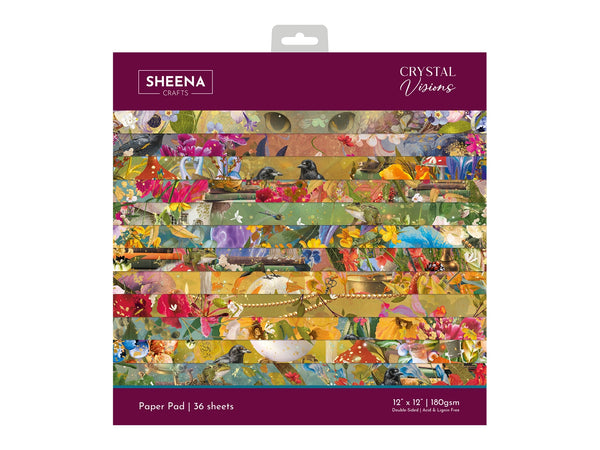 Sheena Douglass Crystal Visions 12” x 12” Paper Pad