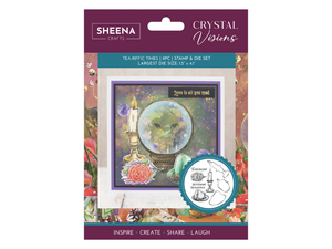 Sheena Douglass Crystal Visions Stamp & Die - Tea-riffic Times