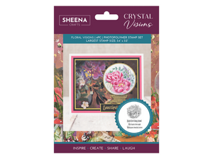 Sheena Douglass Crystal Visions Photopolymer Stamp - Floral Visions