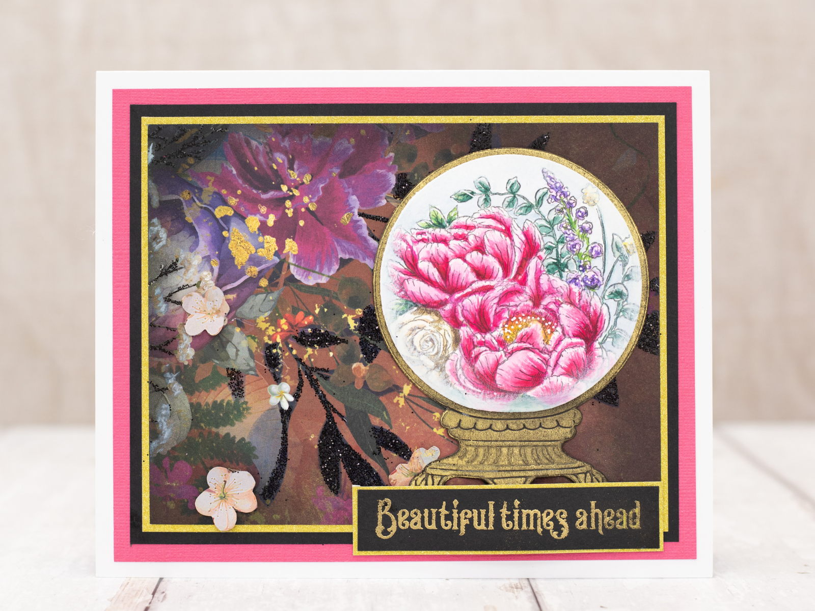 Sheena Douglass Crystal Visions Photopolymer Stamp - Floral Visions