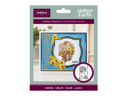 Sheena Douglass Mother Earth Photopolymer Stamps - Ethereal Woman