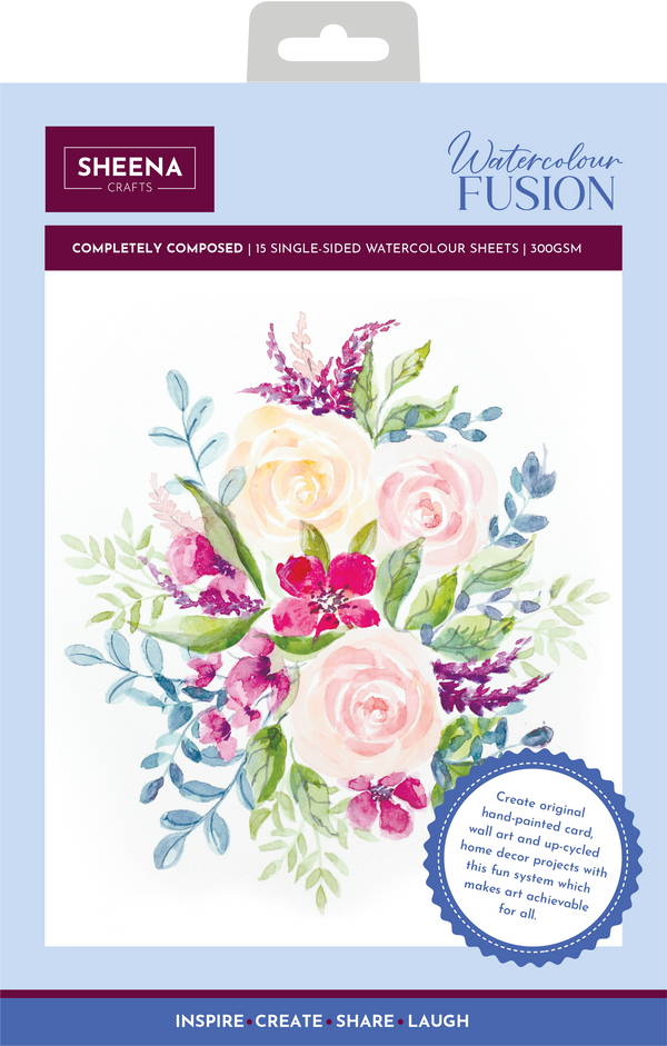 Sheena Douglass Watercolour Fusion Floral Stamps Collection