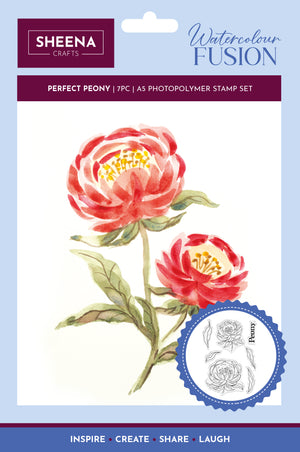 Sheena Douglass Watercolour Fusion Floral Stamps Collection