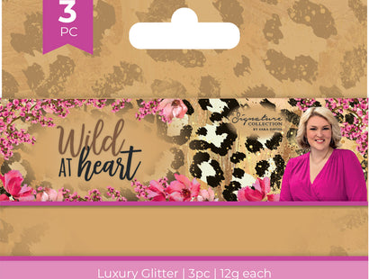 Sara Signature Wild at Heart Glitter 3 Piece