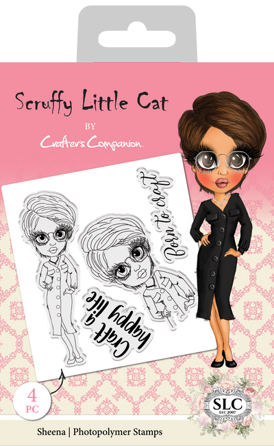 Scruffy Little Cat - Photopolymer Stamp - Sheena