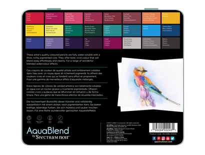 Essential Aquablend Wartercolour Pencil Set - 24 Pack - Spectrum Noir