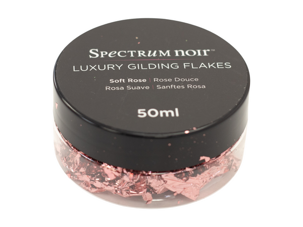 Crafter's Companion - Luxury Gilding Flakes – Soft Rose (1pc) – 50ml