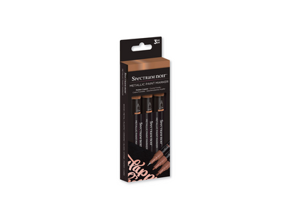 Molten Copper Metallic Paint Marker Set - 3 Pack - Spectrum Noir