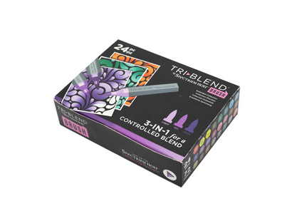 Tri-Blend Brush Marker Set - 24 Pack - Spectrum Noir