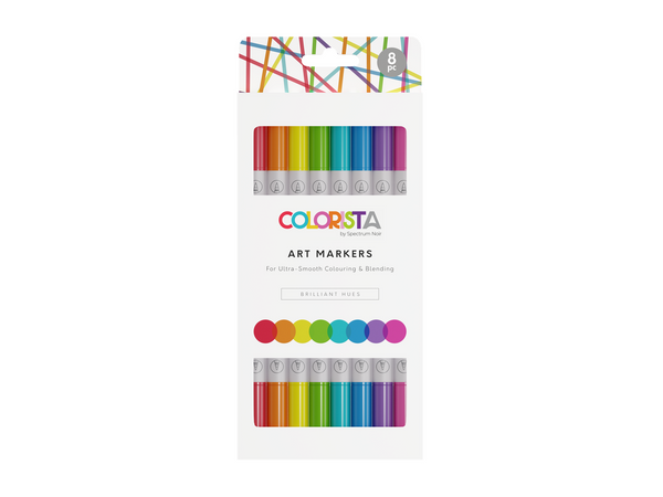 Colorista - Art Marker - Brilliant Hues 8pc