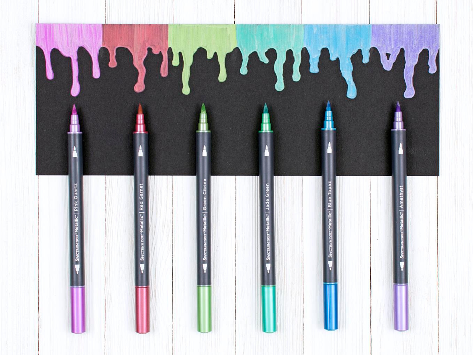 Metallic Markers by Spectrum Noir (6pk) - Rare Minerals