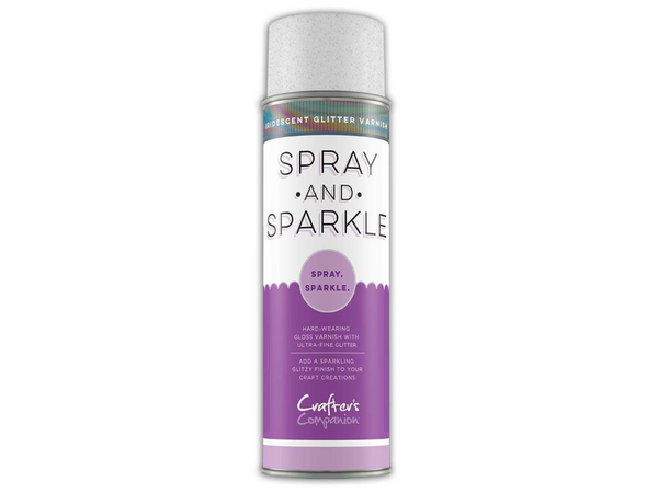 Crafter's Companion Spray and Sparkle Iridescent Glitter Varnish