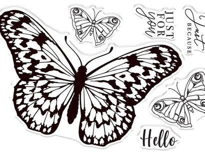 Sheena Douglass - Bold Butterflies - Stamp and Die - Monach Butterfly