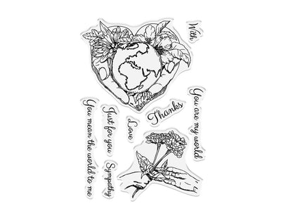 Sheena Douglass Mother Earth Photopolymer Stamps - You are my World