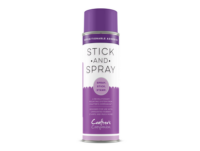 Crafter's Companion Stick and Spray Mounting Adhesive (PURPLE CAN)