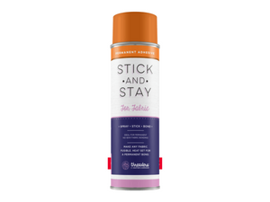 Crafter's Companion Stick and Stay Adhesive For Fabric (ORANGE CAN)