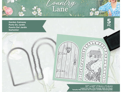 Sara Signature Country Lane Stamp and Die - Garden Gateway