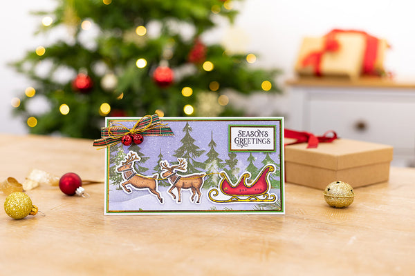 Sara Signature 'Twas the Night Before Christmas - Stamp & Die - Build-A-Sleigh