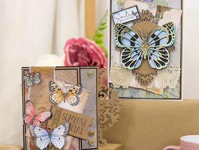 Sara Signature Vintage Butterflies - 6x6 Paper Pad