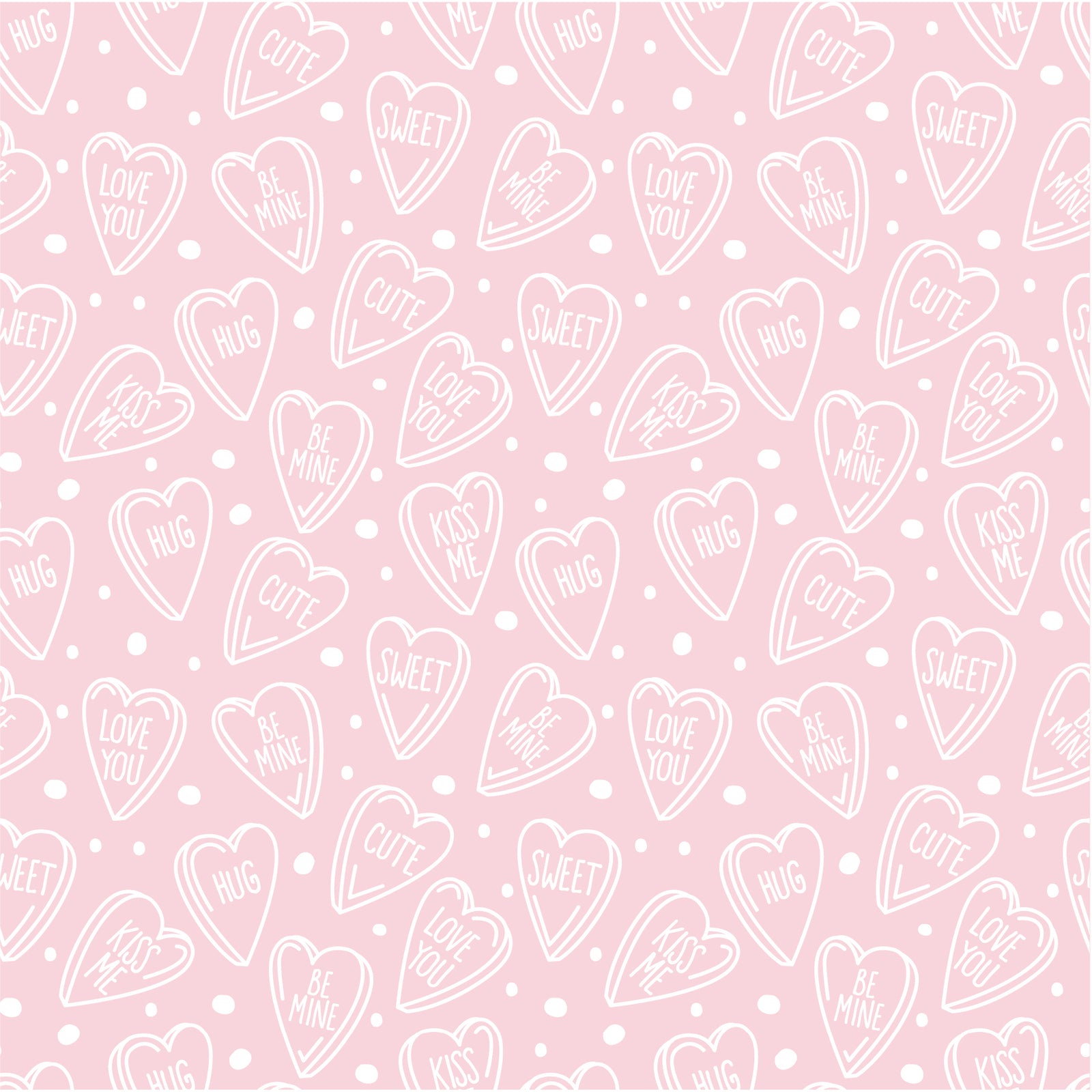 Crafters Companion 6” x 6” Paper Pad - Happy Valentines!