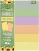 Nature's Garden - Sunflower Collection - Luxury Linen Card - 8.5