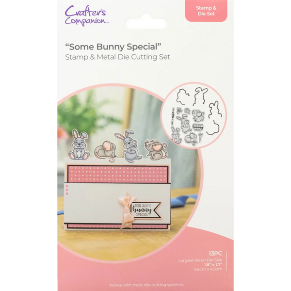 Crafters Companion - Stamp & Die Set - Some Bunny Special