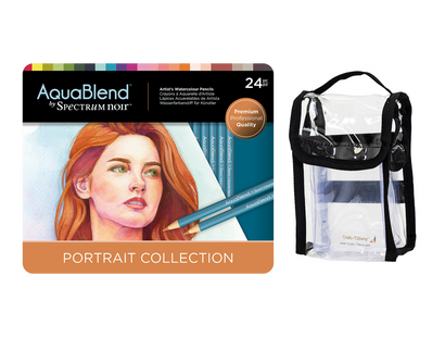 Spectrum Noir Aquablend Pencils (24PC) - Portrait with Debra Buddy Bag