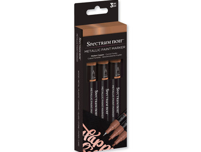 Spectrum Noir-Metallic Paint Marker (3PC) - Molten Copper